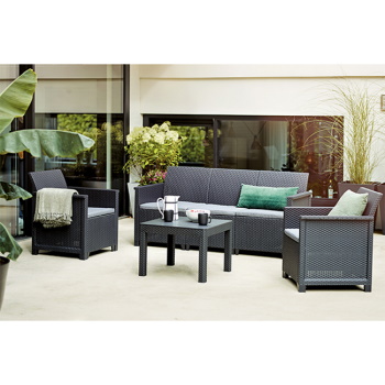 Baštenski set Elodie 3 seater, grafit CU 246150